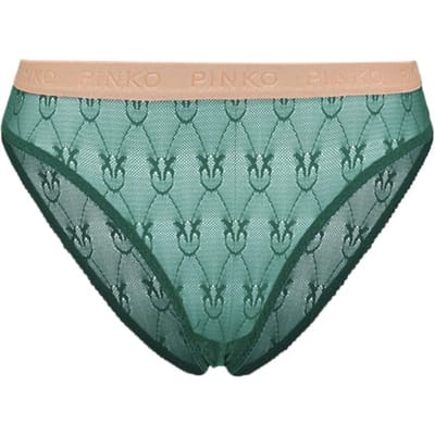 PINKO Senza Parole Slip Green/nude Size: S | Underwear Outlet | Dames | Groen