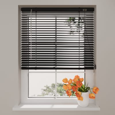 DTCH® Aluminium Jaloezie Easy - 25 mm - Black - 60 x 175 cm