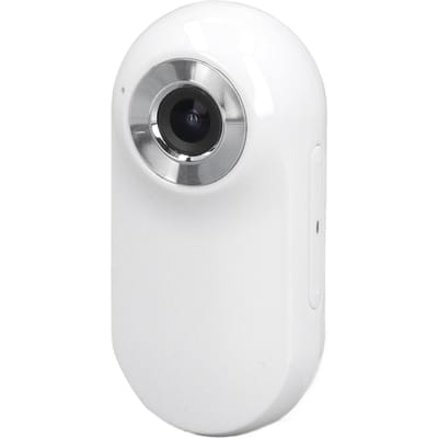 Caméra pour Collier d'Animal de Compagnie Objectif 120 Deg Connexion OTG Enregistrement Vidéo Réglable Magnétique Chat Caméra Sport pour Extérieur blanc