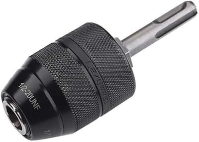Boorhouder Adapter - SDS Converter - Boorwerkzaamheden Uitvoeren - Snel Wissel Systeem - 2-12mm - Zilver