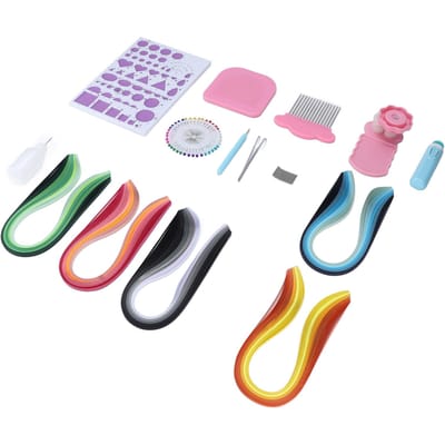 Quilling Gereedschap Hoge Hardheid DIY Productie Perfecte Kit Papieren Quilling Set voor Beginners pink