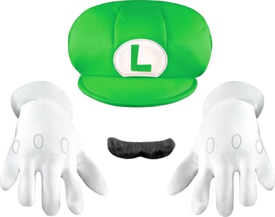 Luigi's accessoires set voor kinderen - Verkleedattribuut - One size