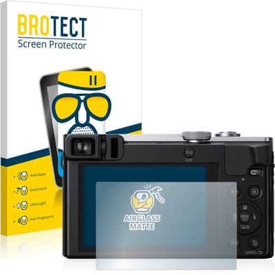 BROTECT - Screenprotector voor Panasonic Lumix DMC-TZ71 - Folie Beschermfolie Beschermglas matte