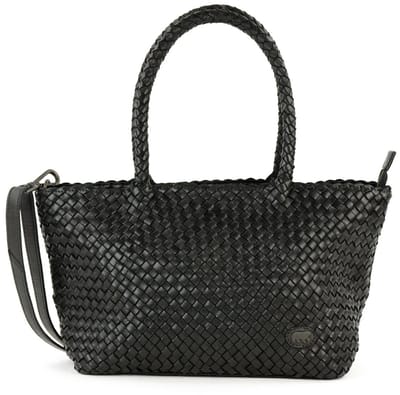 Bear Design Franca Gevlochten Handtas - Zwart