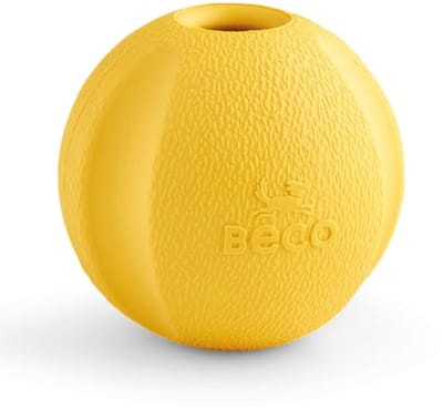 Hondenspeelgoed Natuurlijke Rubberen Bal - Ideaal voor Apporteren en Spelen