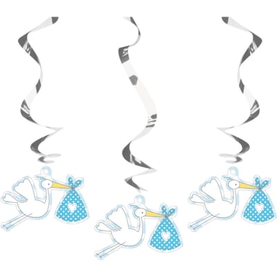 Folat - Hangdecoratie It's a boy (3 stuks)