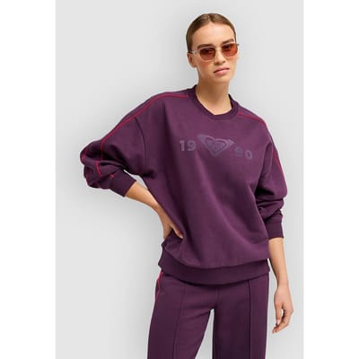 Roxy Ess Energy Elevated Cn Sweatshirt Paars L Vrouw