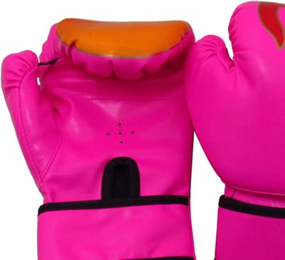 Sparring handschoenen - Bokshandschoenen kinderen - Sport training - Volledige polsbescherming - 15x23 cm - Roze