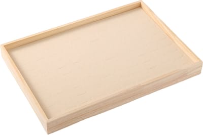 Fliex - armbanden display 3-laags – Zwart fluweel met goudkleurig metalen frame – 28 x 24 x 16 cm