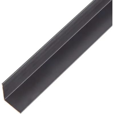 Alberts Hoekprofiel - Aluminium Zwart - 20x20x1mm 1m