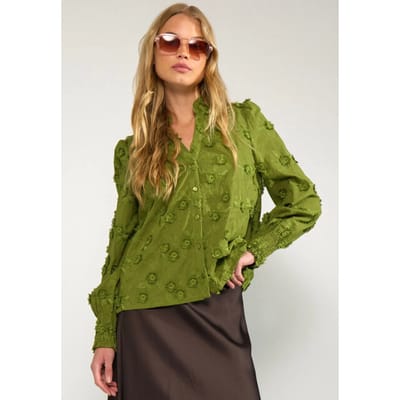 Blouse Nümph Nulenea Shirt 4060 Calla Green