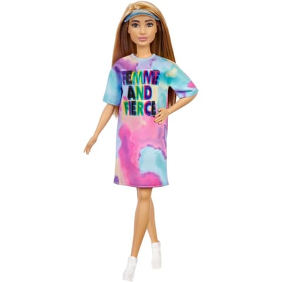 Barbie Tienerpop met Gekleurde Jurk