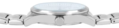 JUST WATCH herenhorloge roestvrij staal zilver, datumweergave