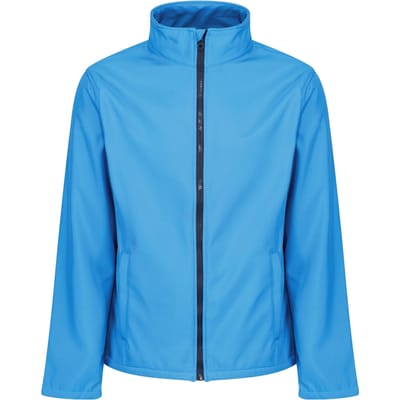 Regatta Heren Ablaze Printable Soft Shell Jas (Frans Blauw/Zwaar)