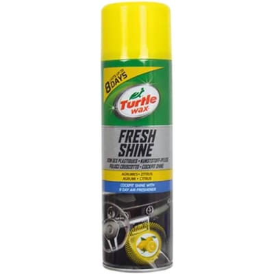 Turtle Wax GL Fresh Shine Citrus – Voor alle kunststof interieur onderdelen - Werkt reinigend - Antistatisch – Geeft glans - Met frisse Citrus geur - 500ml