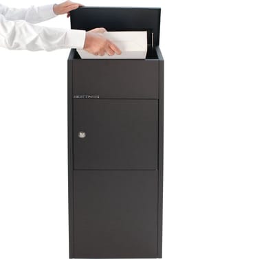 Rottner Pakketbrievenbus Greta 1000 Zwart - 105x38x23cm