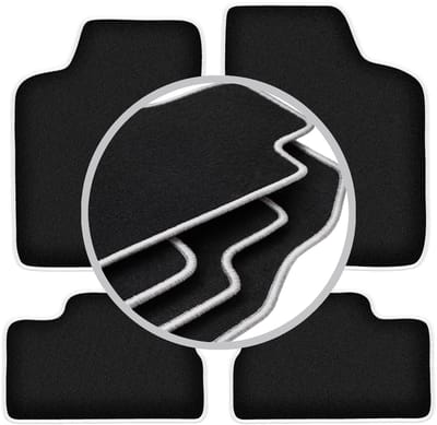 CARLUX-SILVER automatten voor: Daewoo Nexia hatchback, sedan (1994-1998)