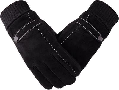 Touchscreen Handschoen - Zwart - One Size – Gevoerd