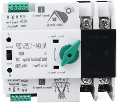 Automatische Inverter 230V AC 100A voor Thuis, Fabriek en Laboratorium met Snelle Overschakeling