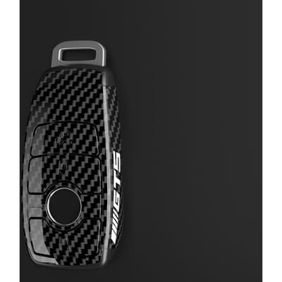 Nouveau Porte-clé de Voiture Coque Coquille Fob Pour Mercedes Benz Classe A C E S W204 W205 W212 W213 W176 Glc Cla Amg W177 Accessoires Auto black