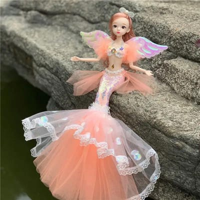 45cm/17.71'' Betoverende Prinses Zeemeermin Pop - Perfect Verjaardagscadeau voor Meisjes & Kinderen Speelhuis Verkleed Speelgoed