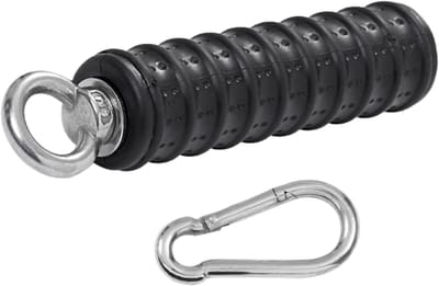 Gym Kabelhandvat - Fitness Handgreep - Kracht Training - Ergonomische Grip - 13 cm Lengte - Zwart