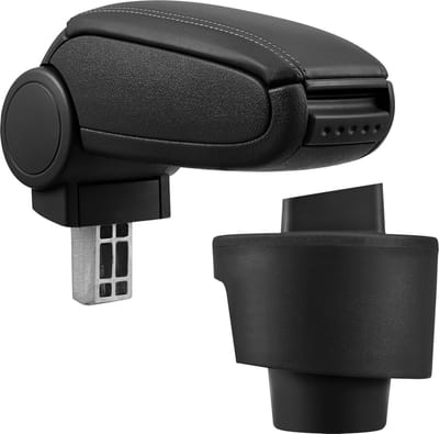 Armsteun voor Seat Ibiza 6J vanaf 2008 kunstleer zwart