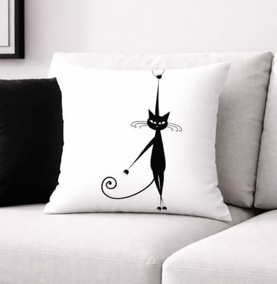 Whisker Whimsy Collection Kussenhoes - 45x45 cm