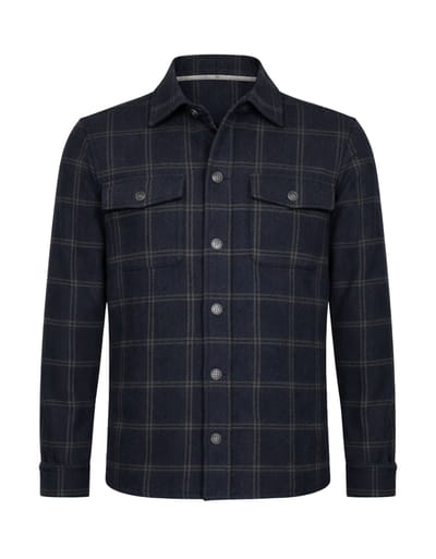 R2 Check Overshirts Donkerblauw 134.overshirt.004