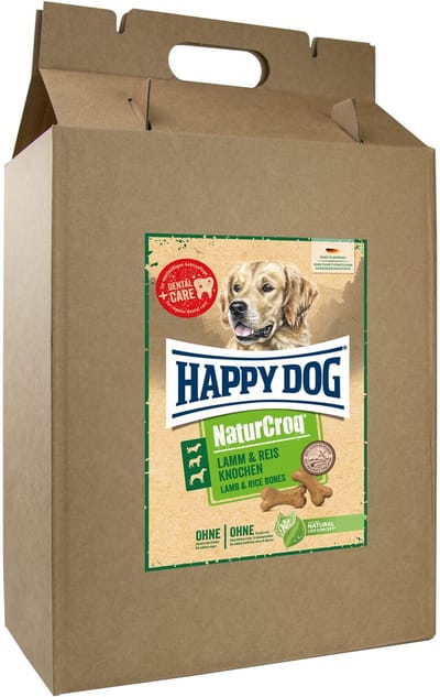 Happy Dog NaturCroq Hondenkoekjes - Lam & Rijst - 500 g