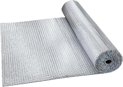 Reflecterende Folie Isolatie - Thermische Barrière - Energie Besparen - Dubbelzijdig Reflecterend - 60x300cm