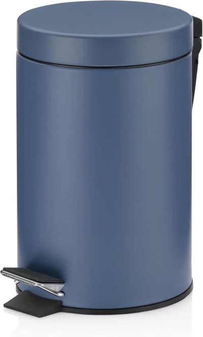 Pedaalemmer - Vuilnisbak - Afval scheiden - Zachte sluiting - 3 Liter - Blauw