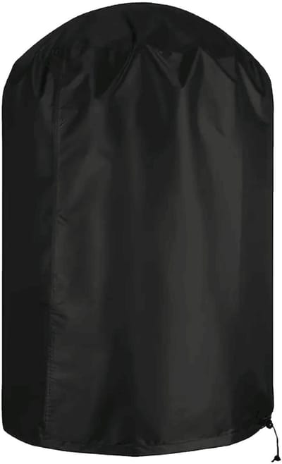 Geschikt voor BBQ-hoes bolvormig, waterdicht, scheurbestendig, 420D Oxford-stof, anti-uv-bestendig, met winddichte zijband, zwart, Φ58 x 77 cms-Belle's product