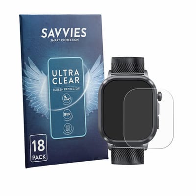 Savvies - Screenprotector voor Knauermann Pro 4 Ultra 2026 (rechthoekig) - Folie Beschermfolie transparant 18 Stuks