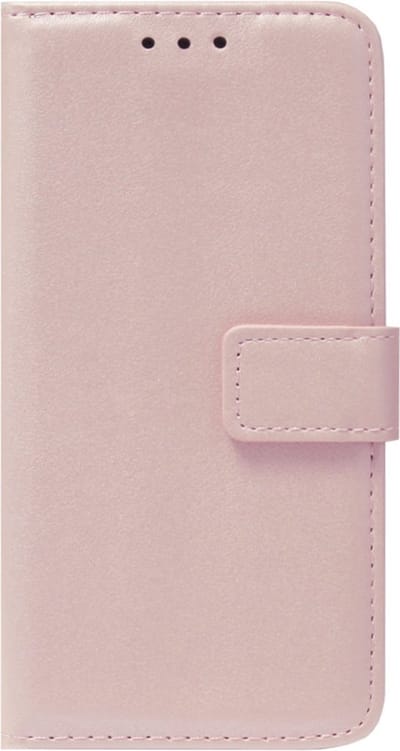 ADEL Kunstleren Book Case Pasjes Portemonnee Hoesje Geschikt voor Samsung Galaxy S22 Plus - Goud Rose