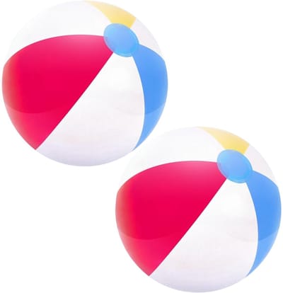 2× Bestway Beach Strandbal – 51 cm – Opblaasbaar – Kleurrijke Strandballen Set