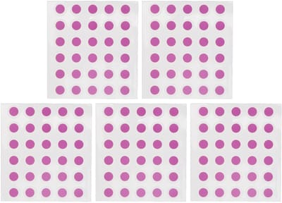 Dailygoods- Zonnestickers Set van 150 - Kleurveranderend bij Straling - Waterdicht - Herbruikbaar - PVC - Diameter 1,5 cm - Zonnebrandstickers