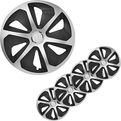 ProPlus Wieldoppen Set - Ø 13 inch - Roco - Mat Zwart / Aluminium - 4 stuks