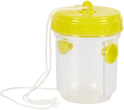 WDMT Wespenval - ø 13,5 x 9 cm - Wespenvanger - Wespenverjager - Binnen & Buiten - Wespen - Insectenval - Ongedierte bestrijding - Geel