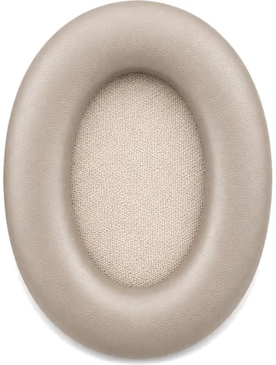Set Oorkussens voor Sony Koptelefoon - WH-1000XM4 Oorkussen - Kunstleer met Traagschuim - Beige