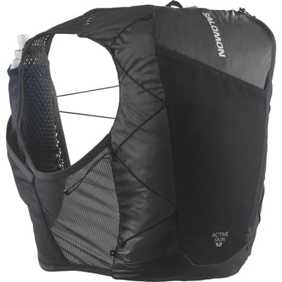 SALOMON - SALOMON ACTIVE SKIN 12 SET - Black/metal - XL
