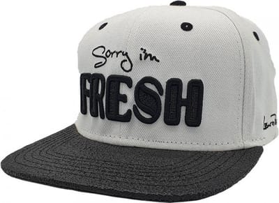 Lauren Rose - Sorry I Am Fresh - Snapback - One Size - Wit