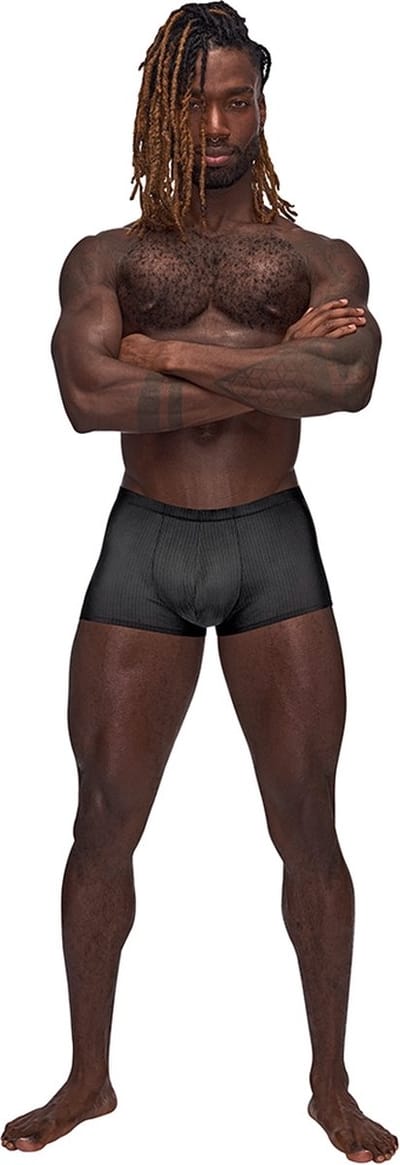 Male Power Mini Short - L black Small