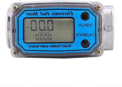 Digitale Turbine Flow Meter met LCD Display voor Kerosine en Benzine - 15-120L, 1" NPT, Ideaal voor Vervoer van Brandstoffen en Geneesmiddelen