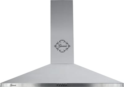 GURARI Wandafzuigkap GCH C 147 IS 90 N, Afzuigkap 90 cm, roestvrij staal, 1000m³/h, zeer krachtige afzuiging