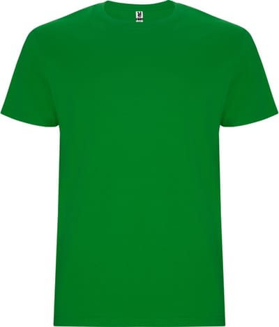 4 Pack T-shirts unisex met korte mouwen, 190 gram 'Stafford' Grasgroen - S
