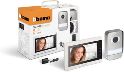 Video-intercom 7 inch voor gezinnen met 2-draads installatie en externe knop
