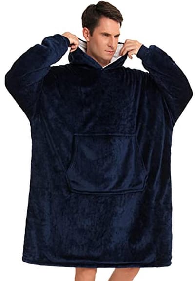 Oversized sweatshirt met capuchon - Zachte en warme draagbare deken