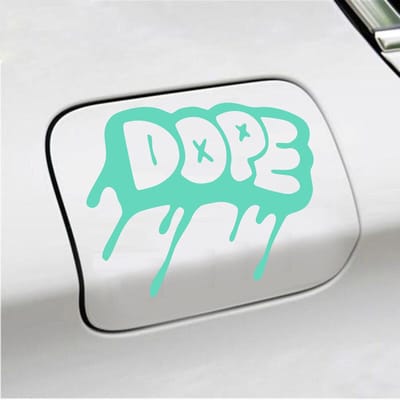 Bumpersticker - Dope - 12,3 X 14,8 - Mint