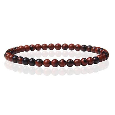 Memphis Natuursteen Armband - 4mm Swan